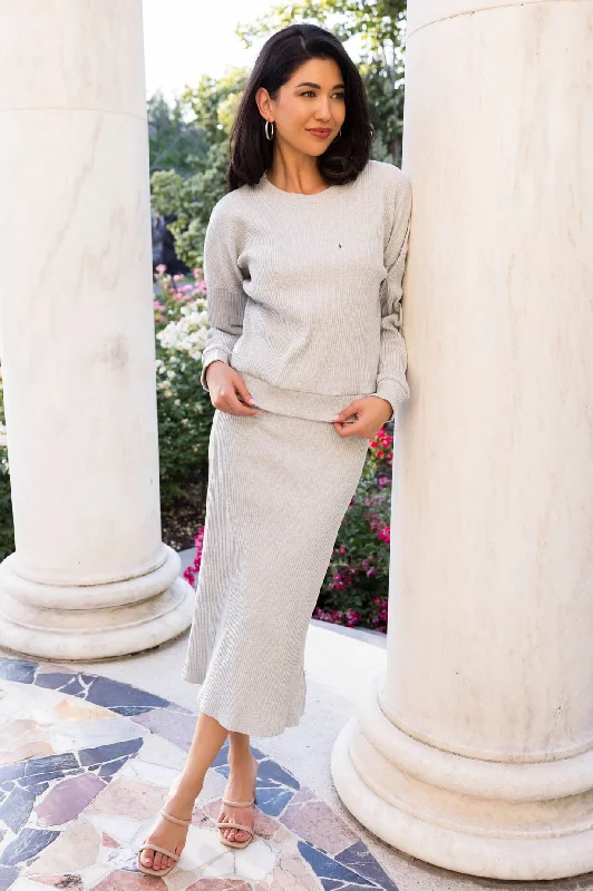 Classy And Cozy Modest Sweater Skirt