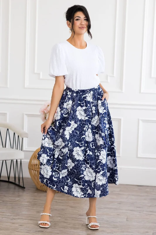 Flower Fields Maxi Skirt