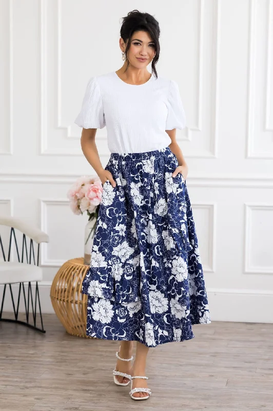 Flower Fields Maxi Skirt