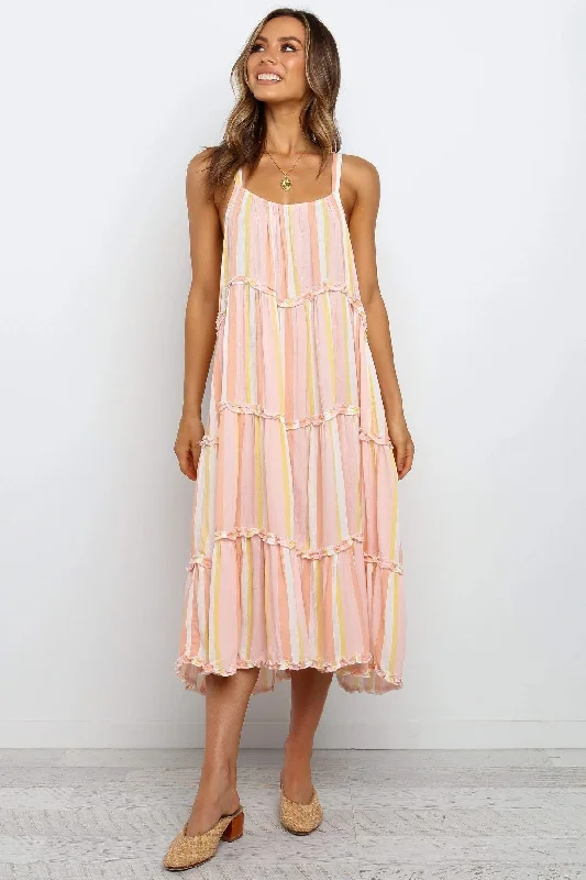 Copeland Smocked Tiered Tassel Maxi Dress - FINAL SALE