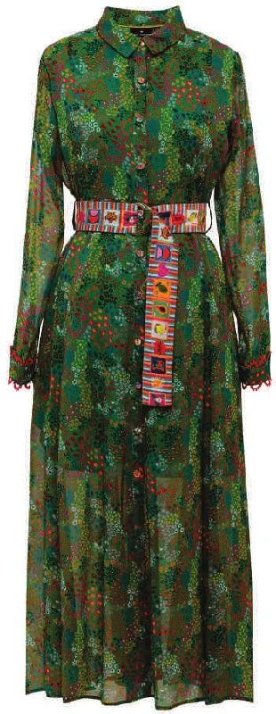 Emily Lovelock Green Multi Dress