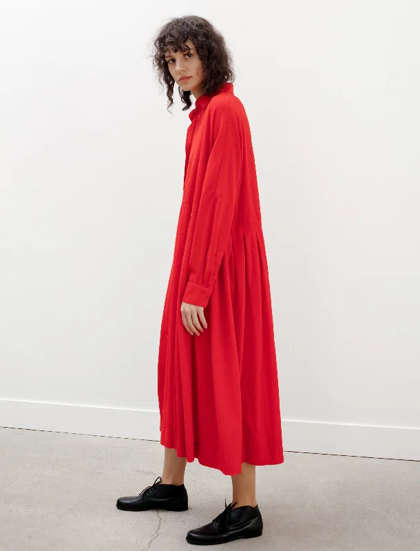 Waga Box Dress Voile Red