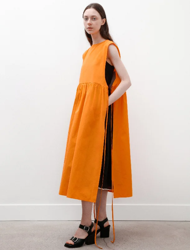 Strik Dress Orange Cotton