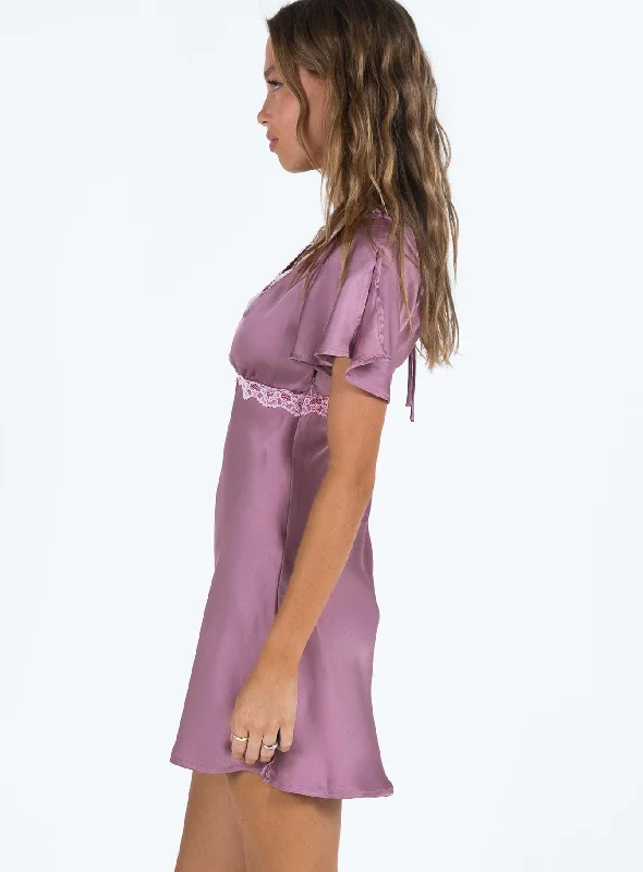 Jaron Mini Dress Mauve