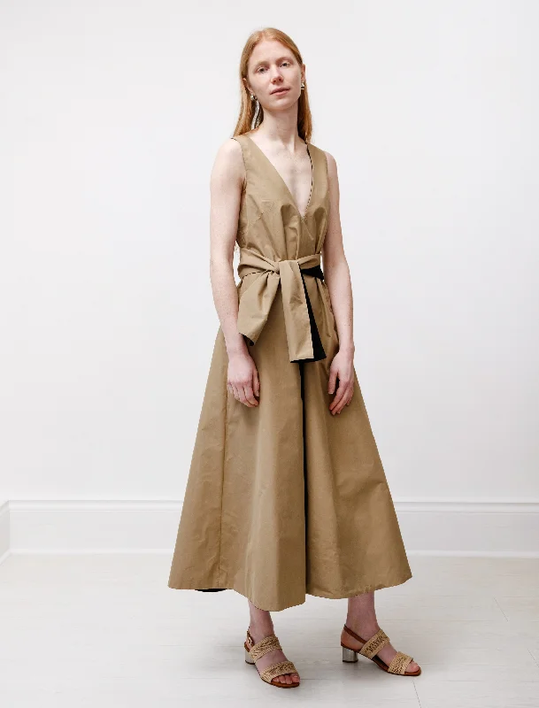 Laver Reversible Dress Black/Camel