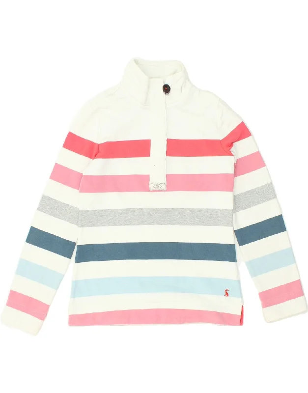 JOULES Womens Zip Neck Sweatshirt Jumper UK 10 Small Multicoloured Striped Thanksgiving sweaters JOULES Womens Zip Neck Sweatshirt Jumper UK 10 Small Multicoloured Striped Thanksgiving sweaters