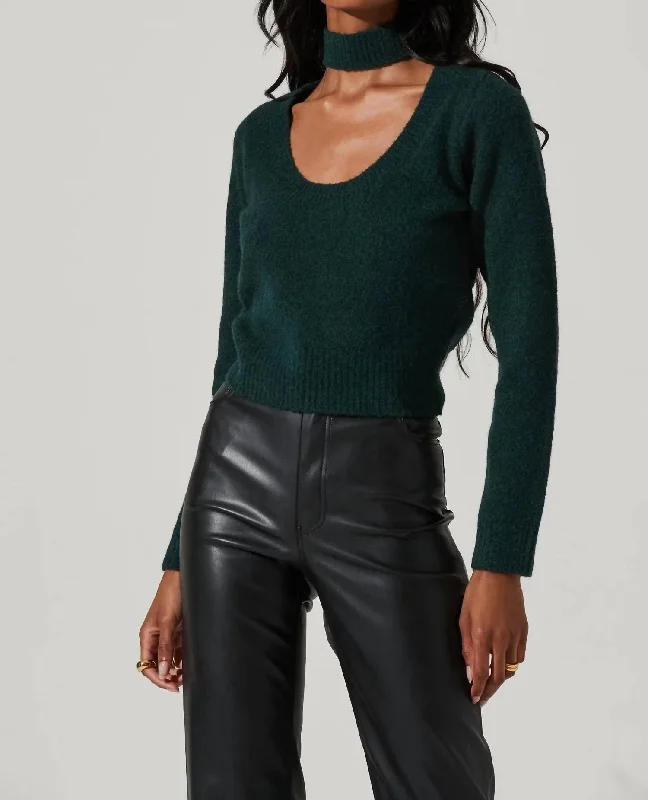Marion Sweater In Green Premium sweaters