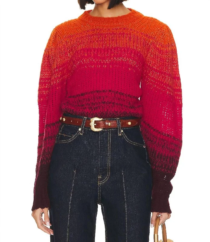 Rosalia Pullover Sweater In Agate Lightweight sweaters for spring