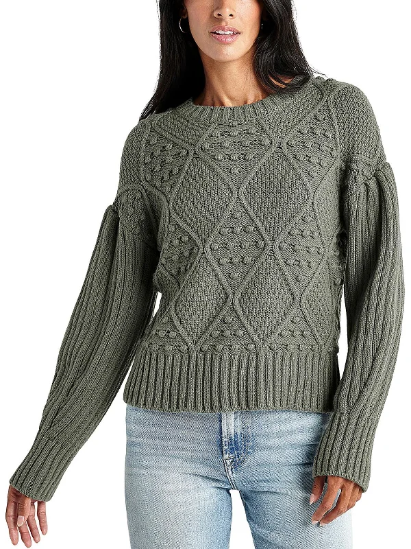 Womens Knit Mocked Neck Pullover Sweater Best sweaters for casual wear